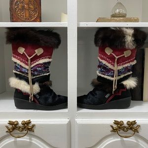 COPY - Italian Tecnica Snow Fur Ski Boots 6.5-7
